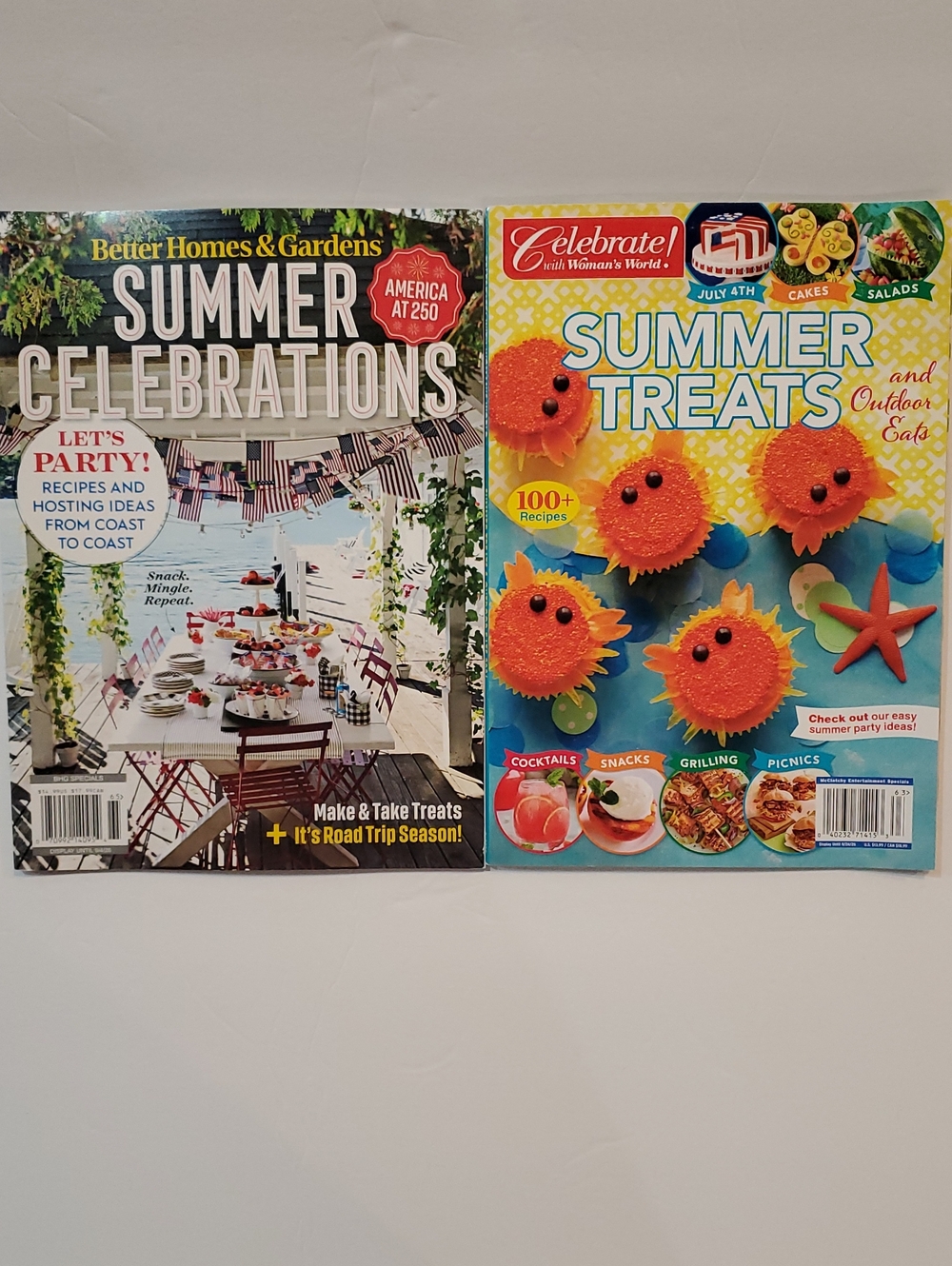 Summer Celebrations And Summer Treats Magazines Recipes Party Ideas Decorations